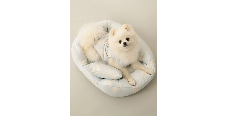 gelato pique（ジェラートピケ）【CAT&DOG】シロクマ柄COOLINGベッド Sサイズ｜全2色