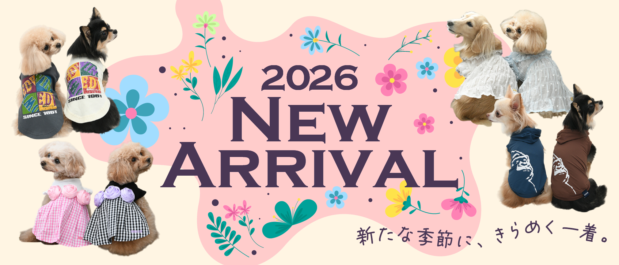26年新作アイテムの先行予約販売開始