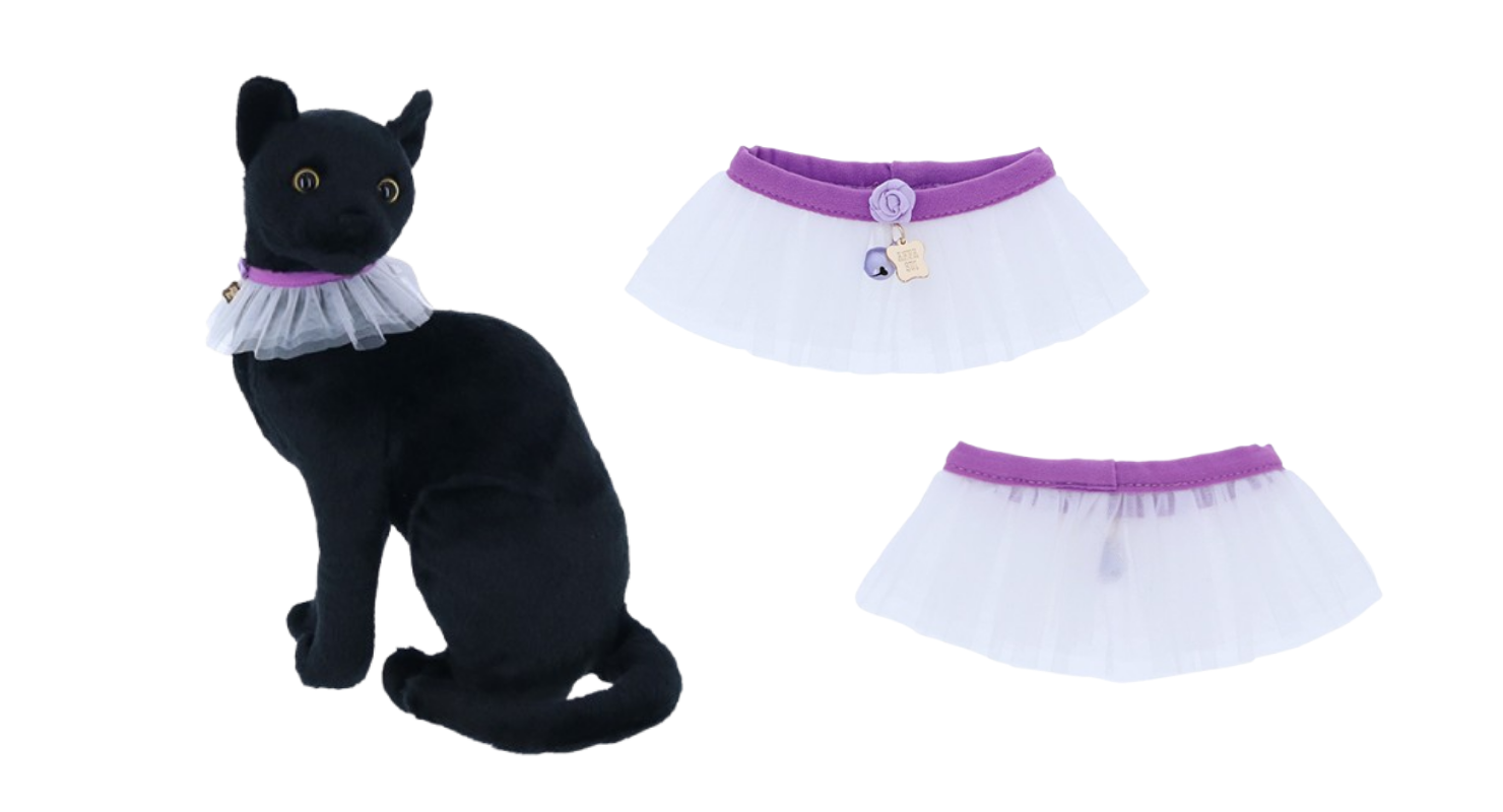 ANNA SUI(アナスイ)猫用バラ付チュールシュシュ首輪
