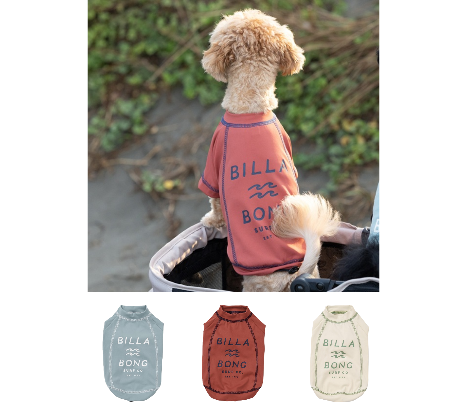 BILLABONG（ビラボン）ONE TIME DOG RASHGUARD｜全3色