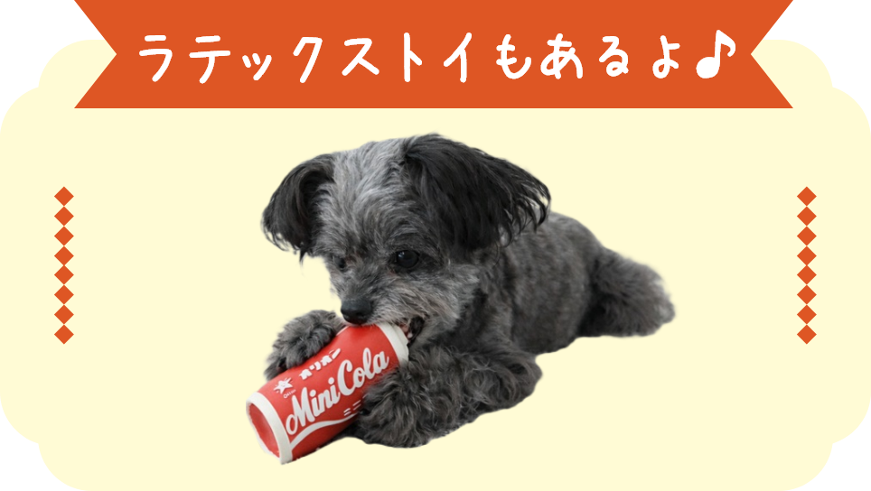 ラテックストイもあるよ ロープトイ