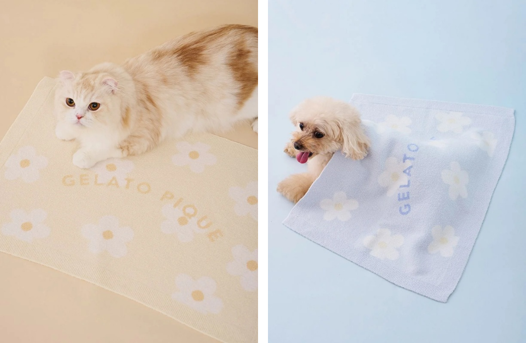 スムーズィーフラワージャガードブランケット｜全2色