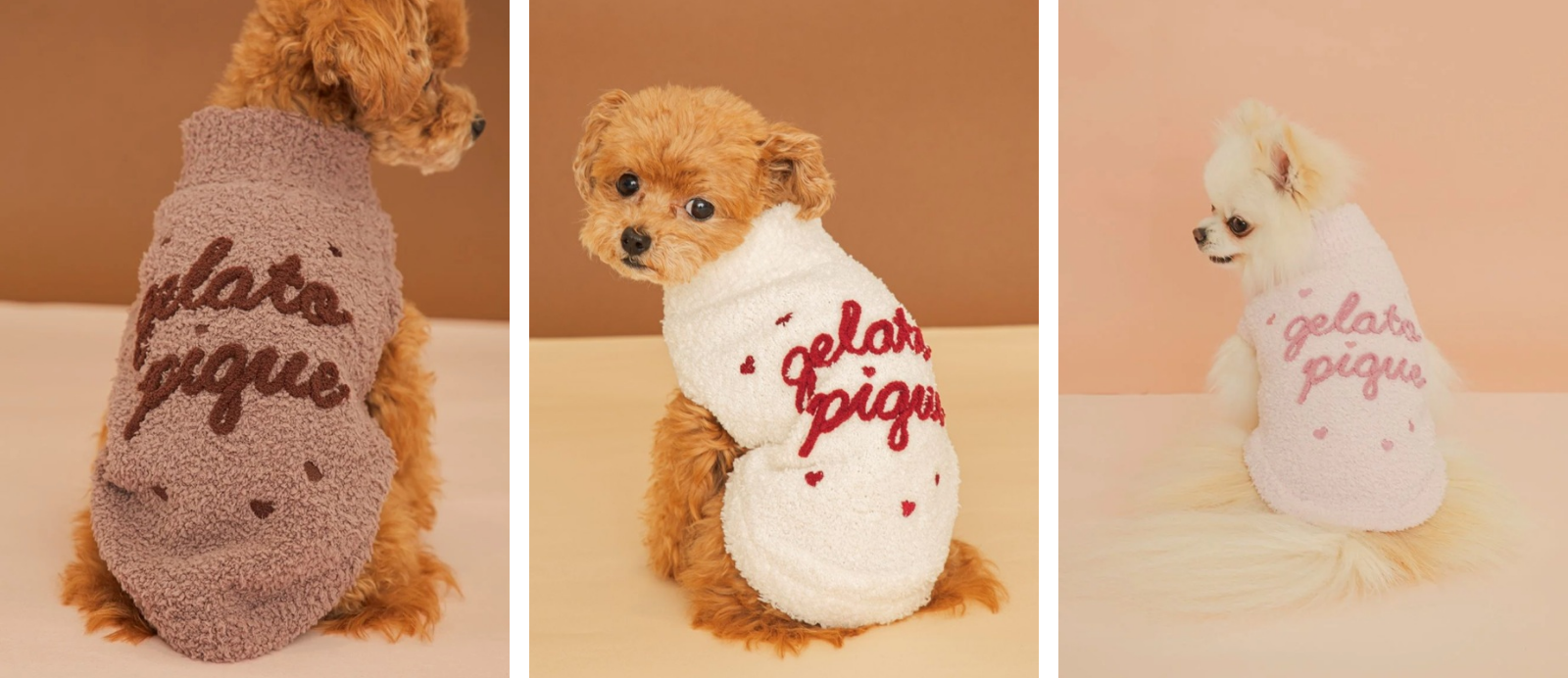 ハートベアジャガードハイネックプルオーバー