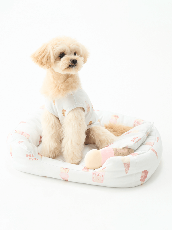 gelato pique(ジェラートピケ)【CAT&DOG】 【販路限定商品】アイス柄COOLベッド Sサイズ|全2色