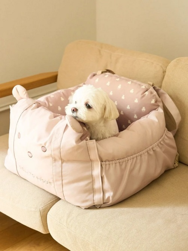 gelato pique(ジェラートピケ)【CAT&DOG】【販路限定商品】ベアモチーフドライブベッド
