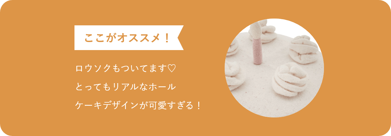 ここがオススメ ロウソクもついてます♡ とってもリアルなホール ケーキデザインが可愛すぎる!