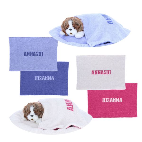 【完売】ANNA SUI（アナ スイ）さらふわニットブランケット｜全2色