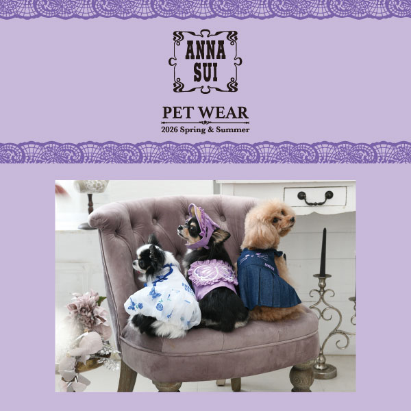 2026新商品 ANNA SUI(アナ スイ)バタフライ刺繍Aラインワンピ