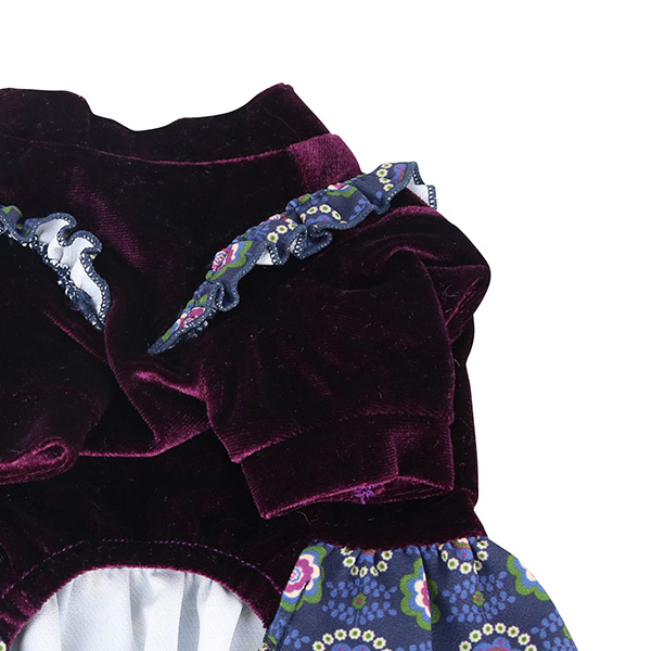 2021秋冬 ANNA SUI（アナ スイ）ボヘミアン ベロア ワンピース　※ブラックのみ