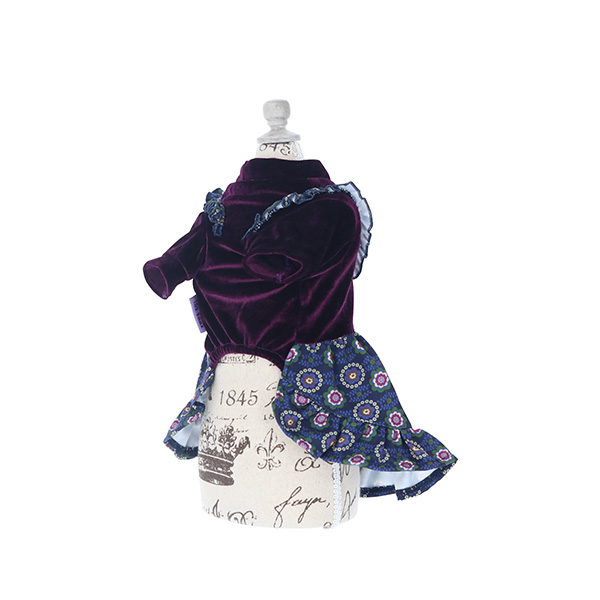 2021秋冬 ANNA SUI（アナ スイ）ボヘミアン ベロア ワンピース　※ブラックのみ