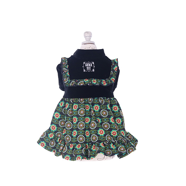 2021秋冬 ANNA SUI（アナ スイ）ボヘミアン ベロア ワンピース　※ブラックのみ