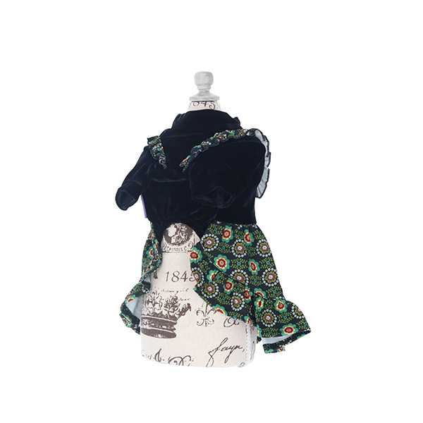 2021秋冬 ANNA SUI（アナ スイ）ボヘミアン ベロア ワンピース　※ブラックのみ