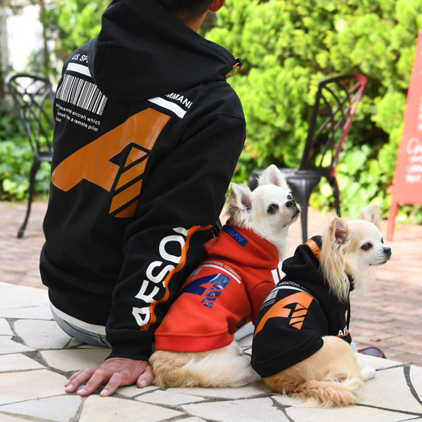 21秋冬 Avirex アヴィレックス ａ パーカー 犬服 ドックウェアcalulu カルル