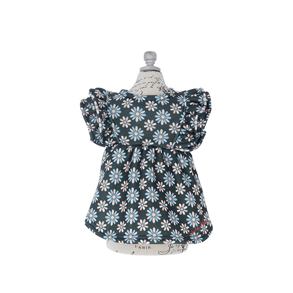 2021秋冬 LAURA ASHLEY（ローラアシュレイ）ショルダー フリル ワンピース