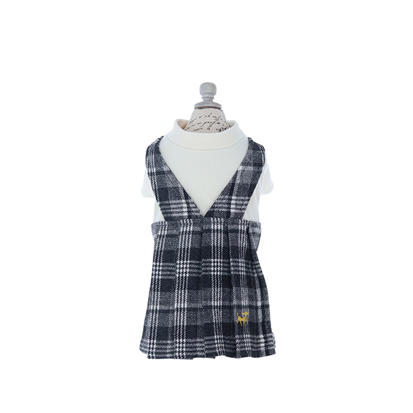 ROPE PICNIC（ロペピクニック）プリーツ ジャンパースカート ※ブラックのみ