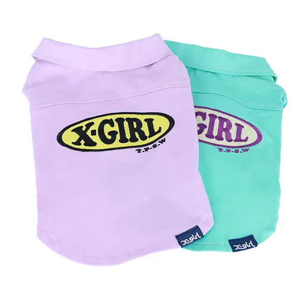 X-girl（エックスガール）オープンカラー シャツ 犬服・ドックウェアCalulu(カルル)