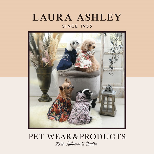 LAURA ASHLEY（ローラアシュレイ）裏起毛フリルワンピース