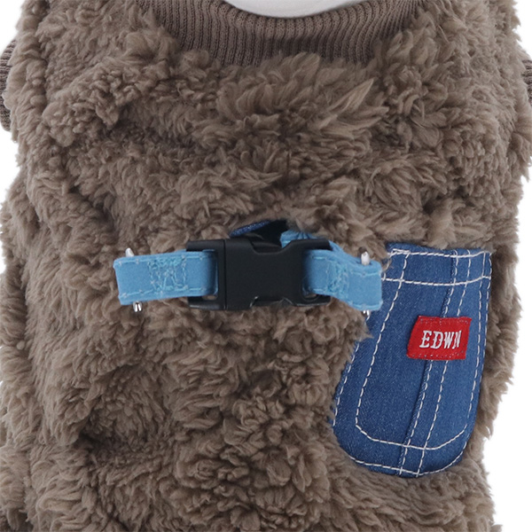2025秋冬 EDWIN（ エドウィン）ポケット付ふわもこスウェット
