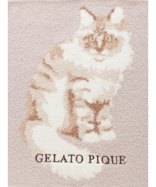 gelato pique（ジェラートピケ）【CAT&DOG】【販路限定商品】ねこ柄ブランケット｜全2色