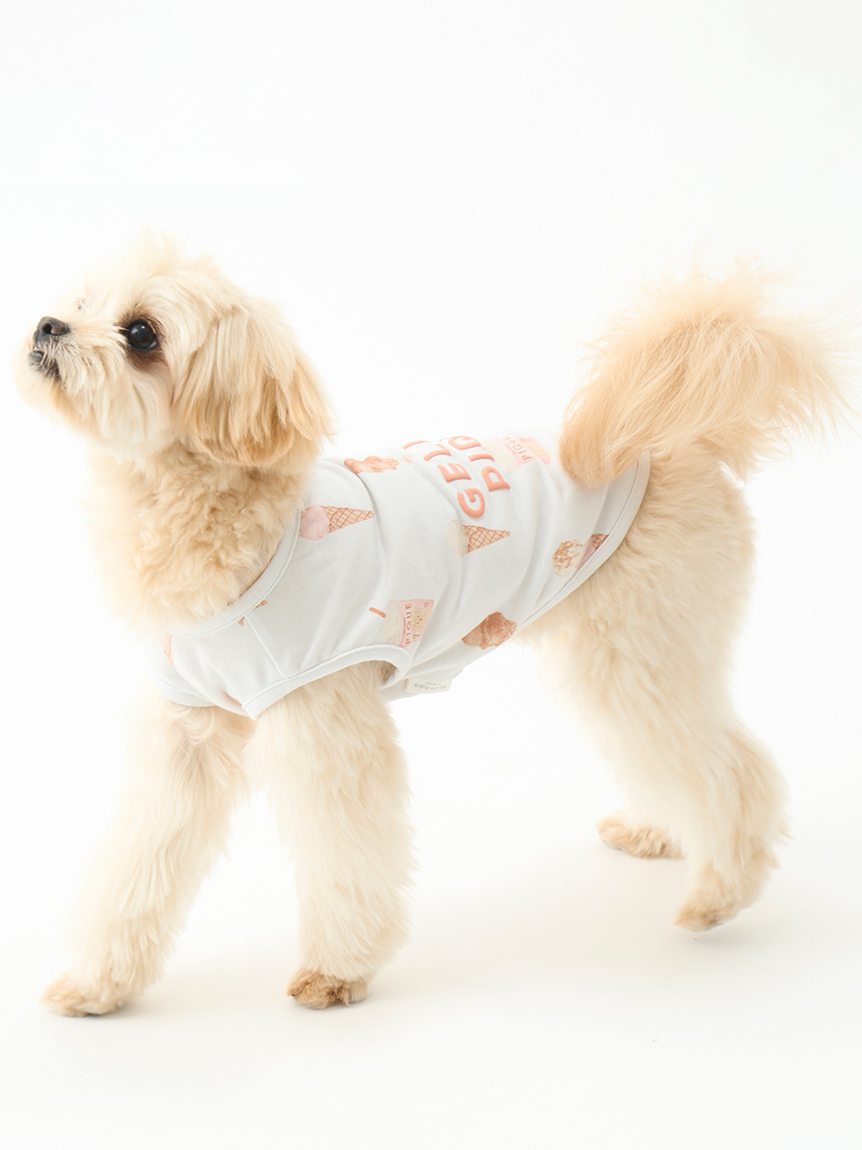 gelato pique（ジェラートピケ）【CAT&DOG】【販路限定商品】アイス柄COOLウェア｜全2色
