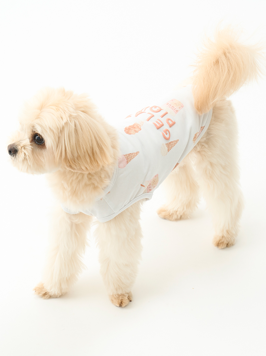 gelato pique（ジェラートピケ）【CAT&DOG】【販路限定商品】アイス柄COOLウェア｜全2色