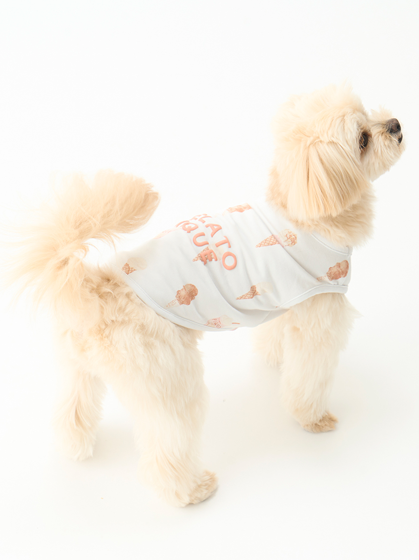 gelato pique（ジェラートピケ）【CAT&DOG】【販路限定商品】アイス柄COOLウェア｜全2色