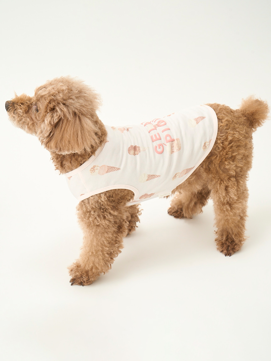 gelato pique（ジェラートピケ）【CAT&DOG】【販路限定商品】アイス柄COOLウェア｜全2色