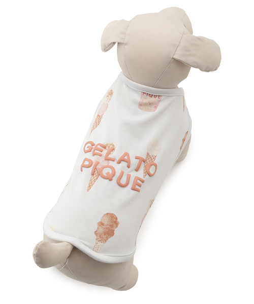 gelato pique（ジェラートピケ）【CAT&DOG】【販路限定商品】アイス柄COOLウェア｜全2色
