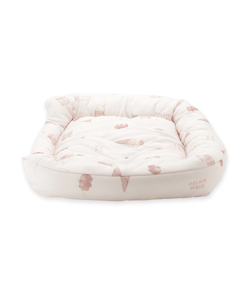 gelato pique（ジェラートピケ）【CAT&DOG】【販路限定商品】アイス柄COOLベッド Mサイズ｜全2色