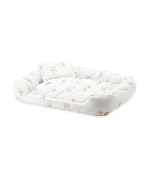 gelato pique（ジェラートピケ）【CAT&DOG】【販路限定商品】アイス柄COOLベッド Mサイズ｜全2色