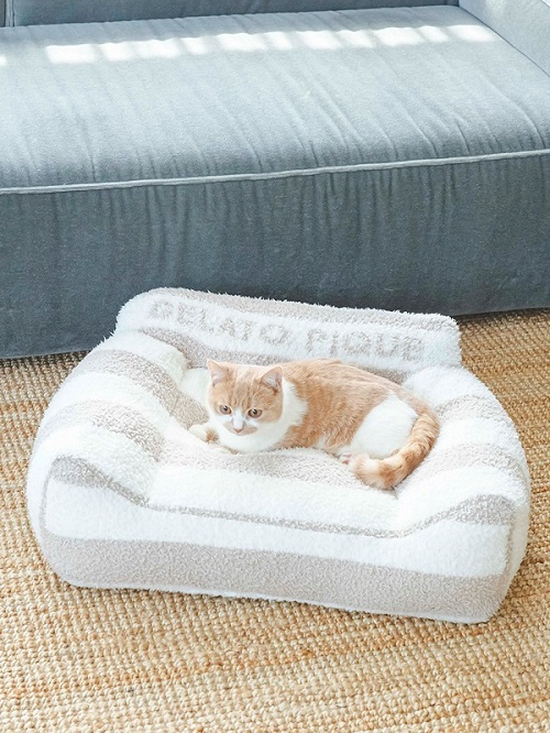 gelato pique（ジェラートピケ）【CAT&DOG】【販路限定商品】ジェラートソファ型ベッド｜全3色
