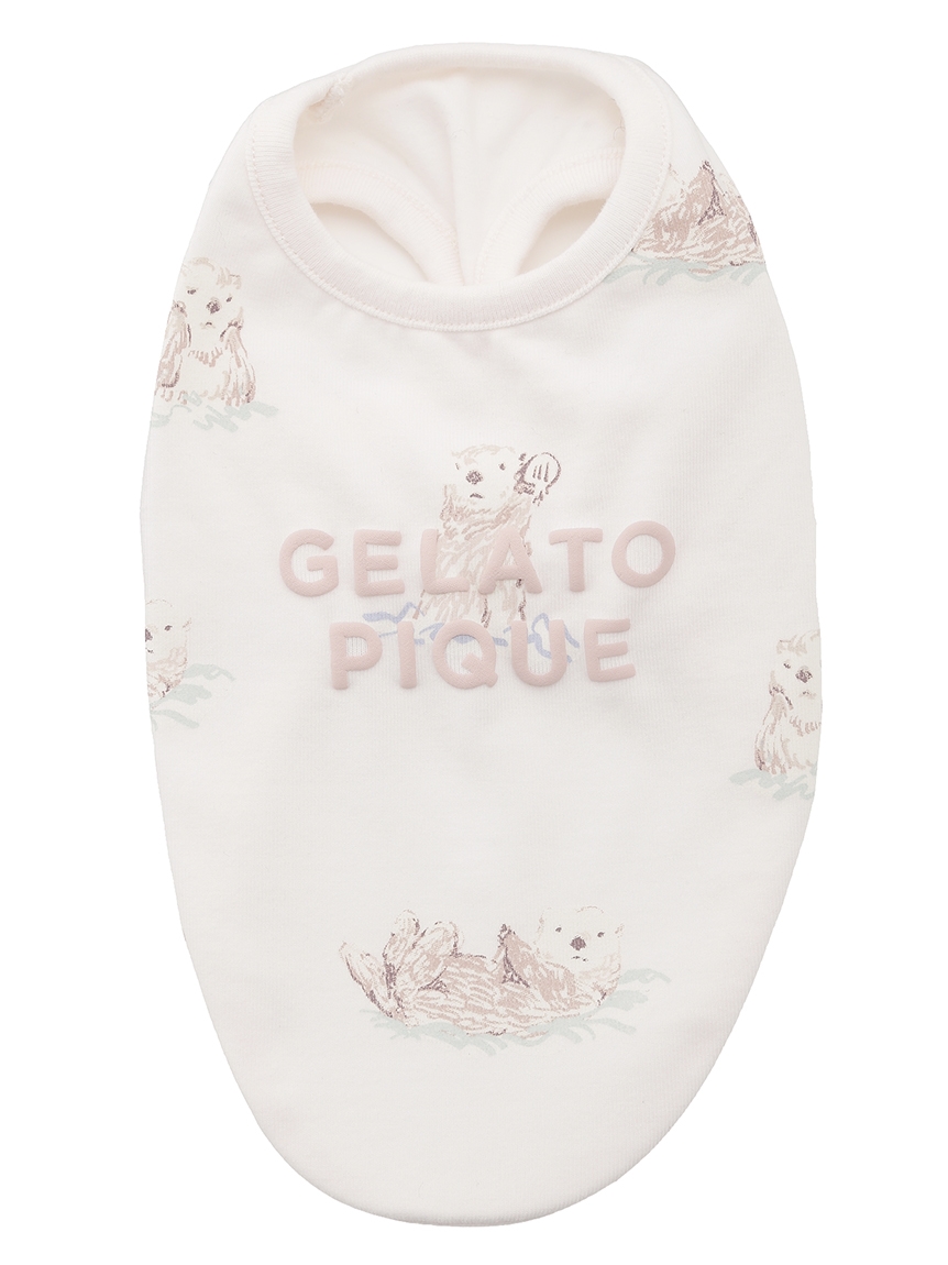 gelato pique（ジェラートピケ）【CAT&DOG】【販路限定商品】ラッコ柄ウェア｜全2色