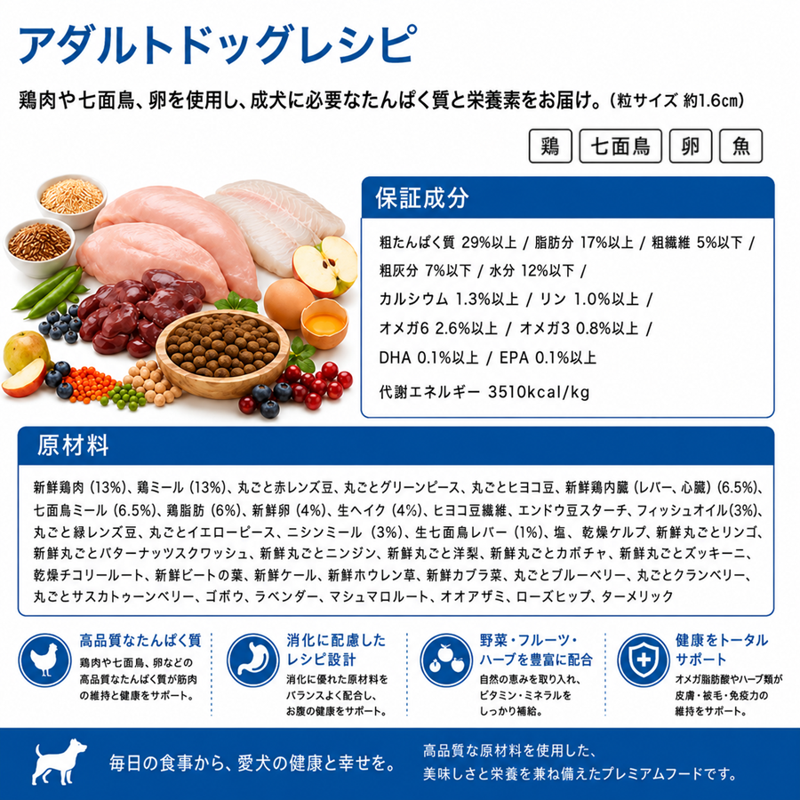 ACANA(アカナ)アダルトドッグレシピ 2kg