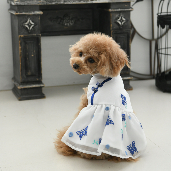 21春夏 Anna Sui アナ スイ チャイナ ワンピース 犬服 ドックウェアcalulu カルル