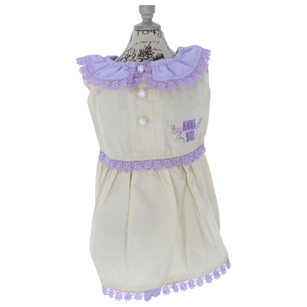 21春夏 Anna Sui アナ スイ レースカラー ワンピース 犬服 ドックウェアcalulu カルル