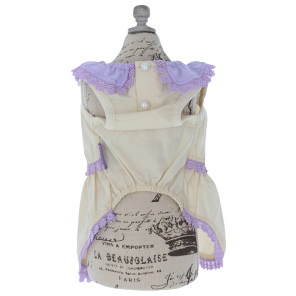 21春夏 Anna Sui アナ スイ レースカラー ワンピース 犬服 ドックウェアcalulu カルル