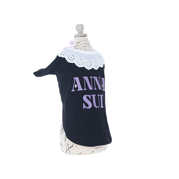 【パピー・超小型犬用】ANNA SUI（アナ スイ）襟付きロゴTシャツ