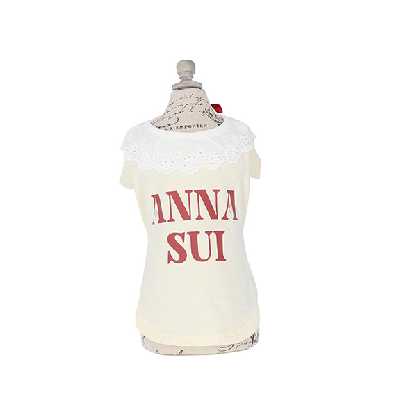 【パピー・超小型犬用】ANNA SUI（アナ スイ）襟付きロゴTシャツ