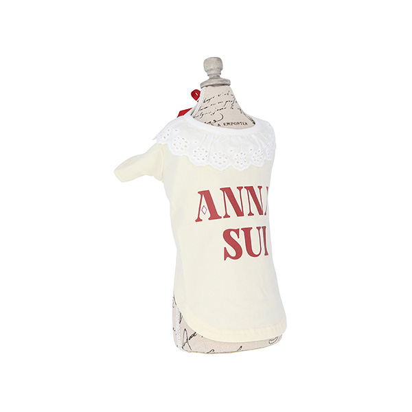 【パピー・超小型犬用】ANNA SUI（アナ スイ）襟付きロゴTシャツ