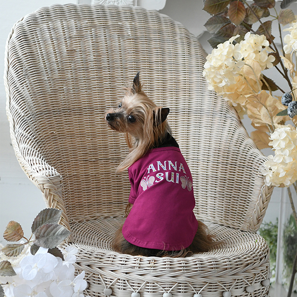 【パピー・超小型犬用】ANNA SUI（アナ スイ）ボヘミアンロゴＴシャツ