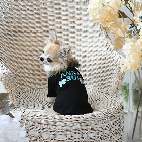 【パピー・超小型犬用】ANNA SUI（アナ スイ）ボヘミアンロゴＴシャツ