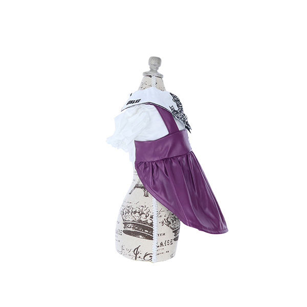 2022 ANNA SUI（アナ スイ）フェイクレザープリーツワンピース