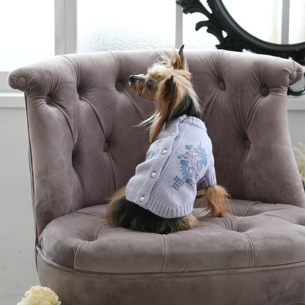 【パピー・超小型犬用】ANNA SUI（アナ スイ）ユニコーンニットカーディガン