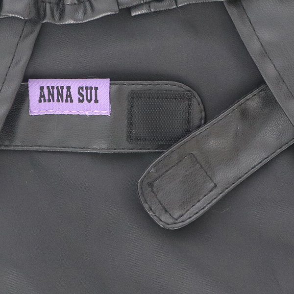 2022 ANNA SUI（アナ スイ）フェイクレザーポンチョ