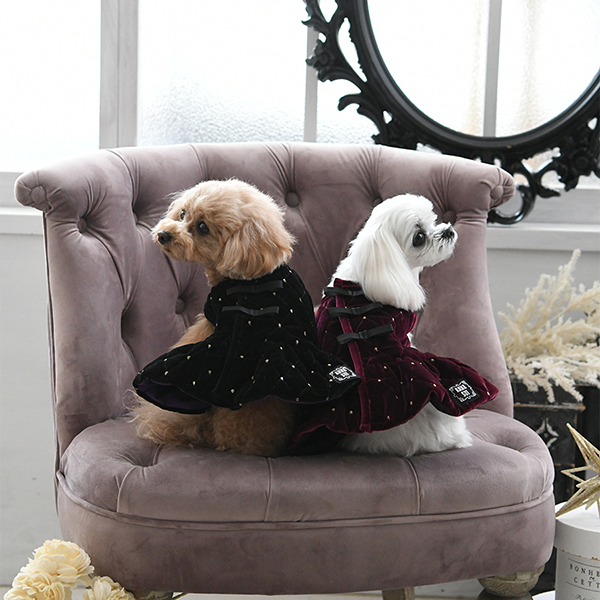【激安セール】 犬 Sale ワンピース ドッグウェア スパンコール&チュチュDress ドレス ラグジュアリー パーティー イベント