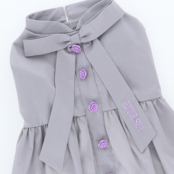 【パピー・超小型犬用】ANNA SUI（アナ スイ）リボンタイシャツワンピース