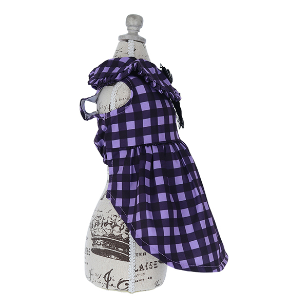 ANNA SUI（アナ スイ）襟付きギンガムチェックワンピース