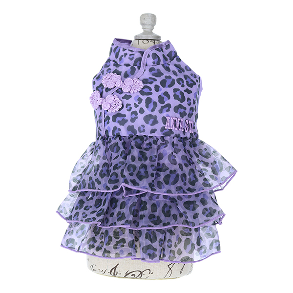 ANNA SUI（アナ スイ）ヒョウ柄チャイナワンピース