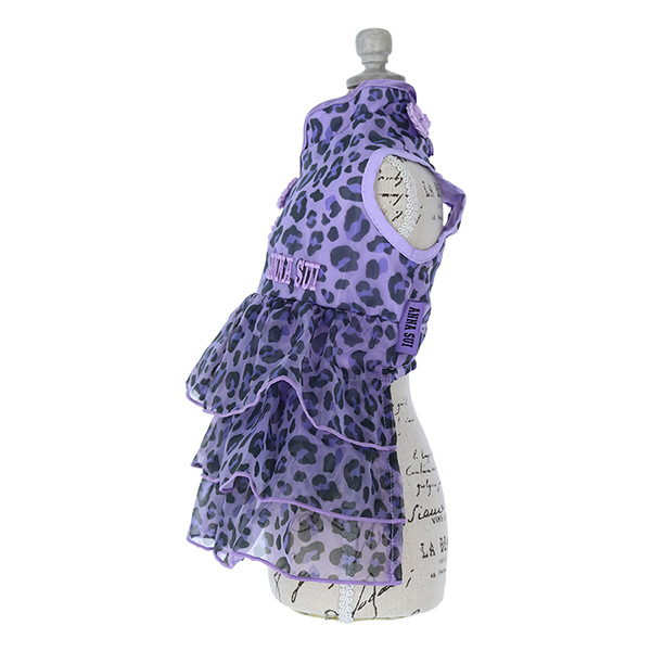 ANNA SUI（アナ スイ）ヒョウ柄チャイナワンピース