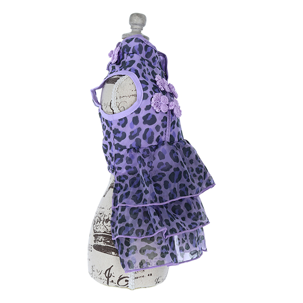 ANNA SUI（アナ スイ）ヒョウ柄チャイナワンピース
